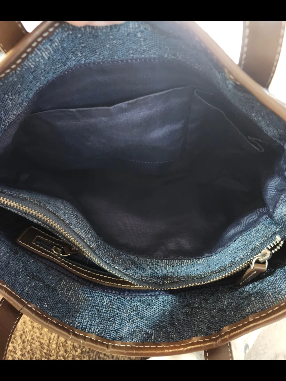 Authentic MCM DENIM Tote Bag - Picture 9 of 13
